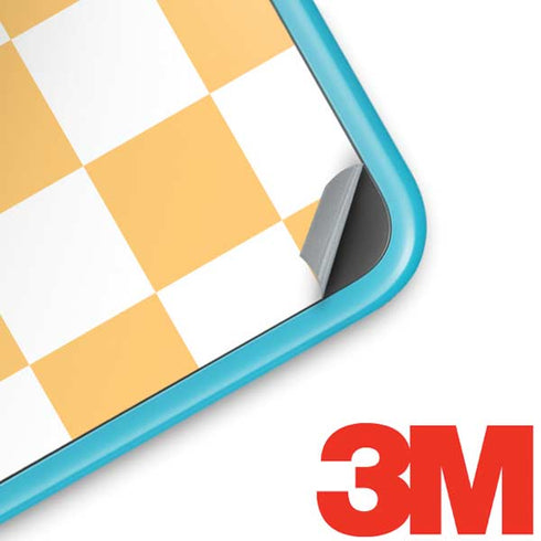 Yellow and White Checkerboard Nintendo 2DS XL (2017) Skin